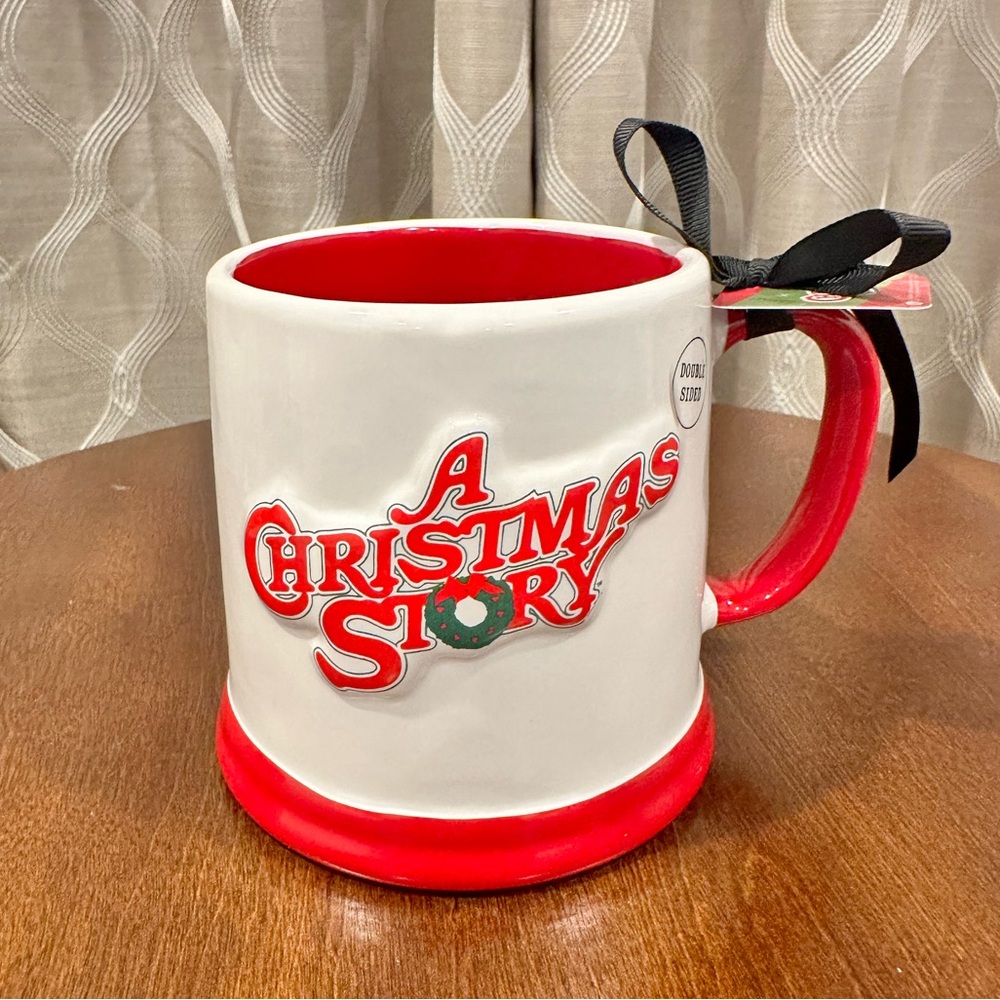 Rae Dunn Unique and Limited Edition A Christmas Story “Oh Fudge!” Christmas Mug